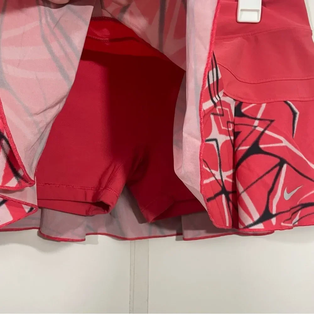 Nike Dri-Fit Patterned Pleated Tennis Activewear Skort
